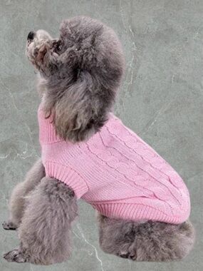 $8 Add-on | Cotton Blend Knit Small Pet Sweater